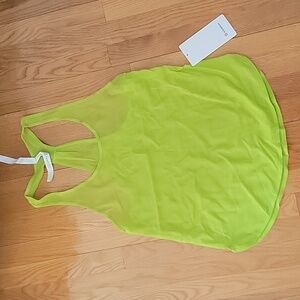 * NWT Lululemon 105 Singlet Mesh Tank Top Women's Size 6 Lipo Lime - Lightweight